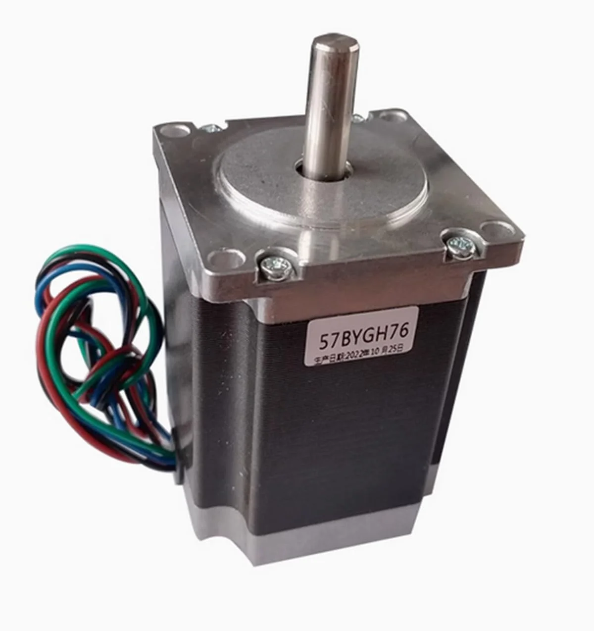 موتور پله ای دستگاه حکاکی 3A با گشتاور بالا و طول بدنه 76 میلی متر، موتور درایو پله ای دو فاز برای CNC روتر و پرینتر سه بعدی (57BYGH82-8)
