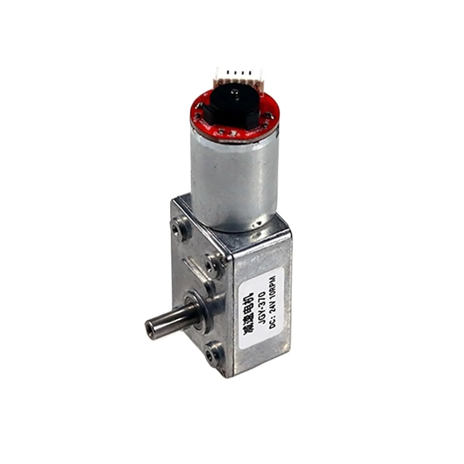 موتور گیربکس کاهنده دور JGY370 DC موتور سرعت پایین 6 ولت 12 ولت 24 ولت با قفل خودکار و گشتاور بالا (6 ولت، 375 دور در دقیقه)