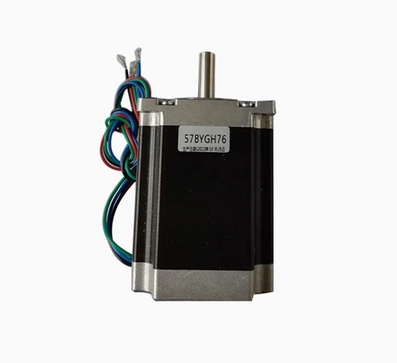 موتور پله ای دستگاه حکاکی 3A با گشتاور بالا و طول بدنه 76 میلی متر، موتور درایو پله ای دو فاز برای CNC روتر و پرینتر سه بعدی (57BYGH82-8)