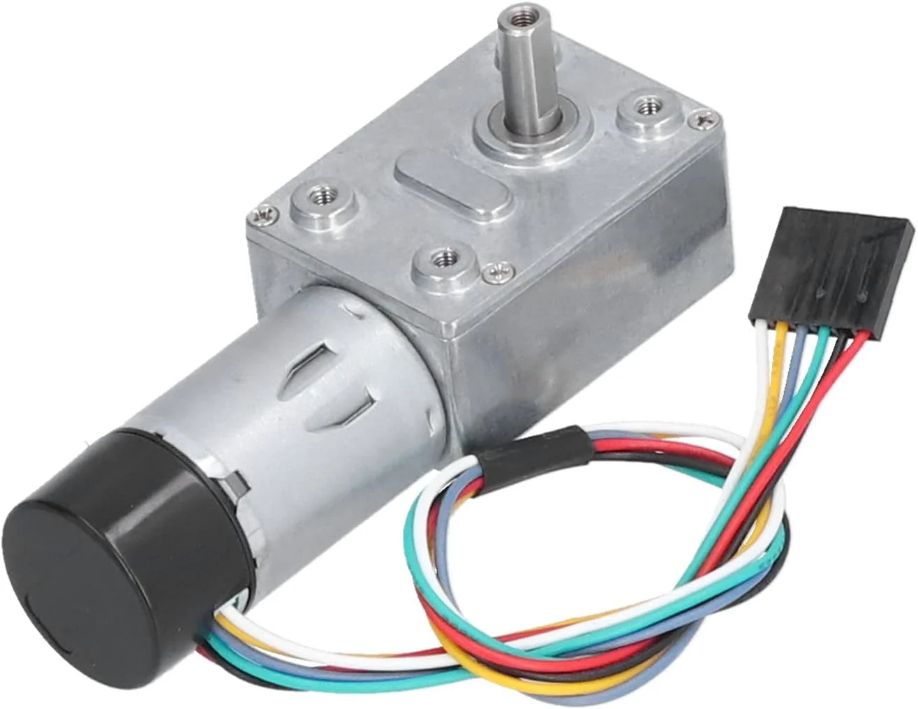 موتور گیربکس فلزی انکودر DC 24V سرعت بالا 130 دور در دقیقه برای پرینترهای سه بعدی (10 دور در دقیقه)