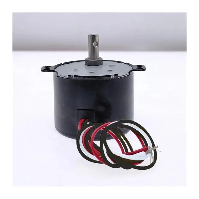موتور کاهنده سرعت 6 وات 50KTYZ AC با استارتر الکترونیکی، مغناطیس دائم، سنکرون، ولتاژ 220 ولت AC، قابل کنترل و با قابلیت چرخش معکوس