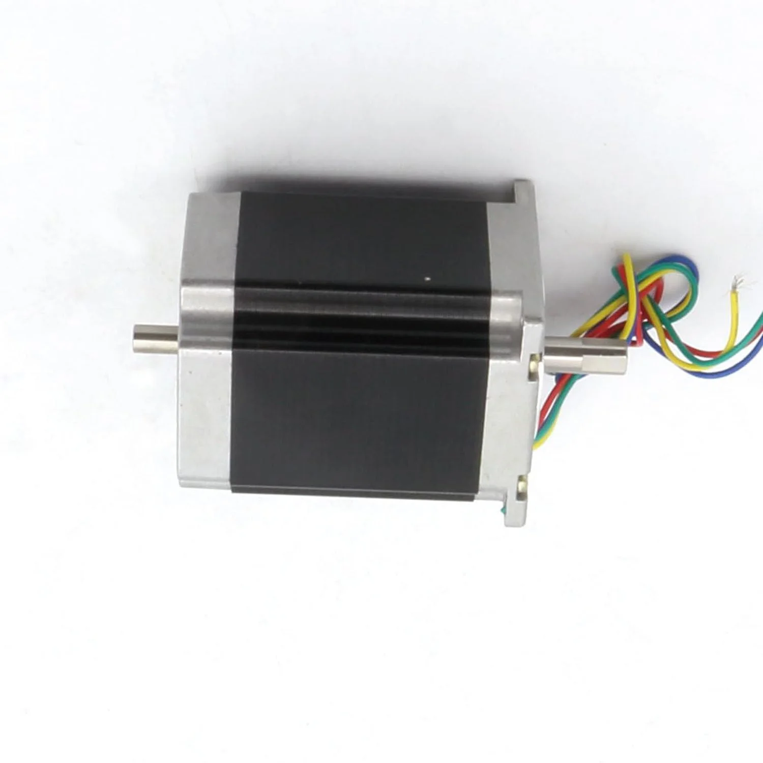 موتور پله‌ای دو شفت Nema23، 270 اونس اینچ، 76 میلی‌متر، 1.8 درجه، 3 آمپر، با 4 سیم برای پرینتر سه بعدی/ربات/دستگاه فرز CNC