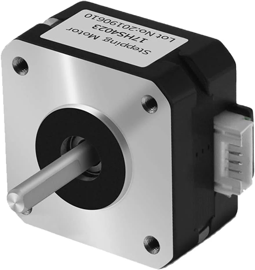 موتور پله ای Nema 17 مدل 17HS4023 با 4 سیم برای اکسترودر، موتور پله ای 42 میلی متری، 1.0 آمپر، 12 ولت/24 ولت، 14N.cm موتور پرینتر سه بعدی (1 عدد Dupont)