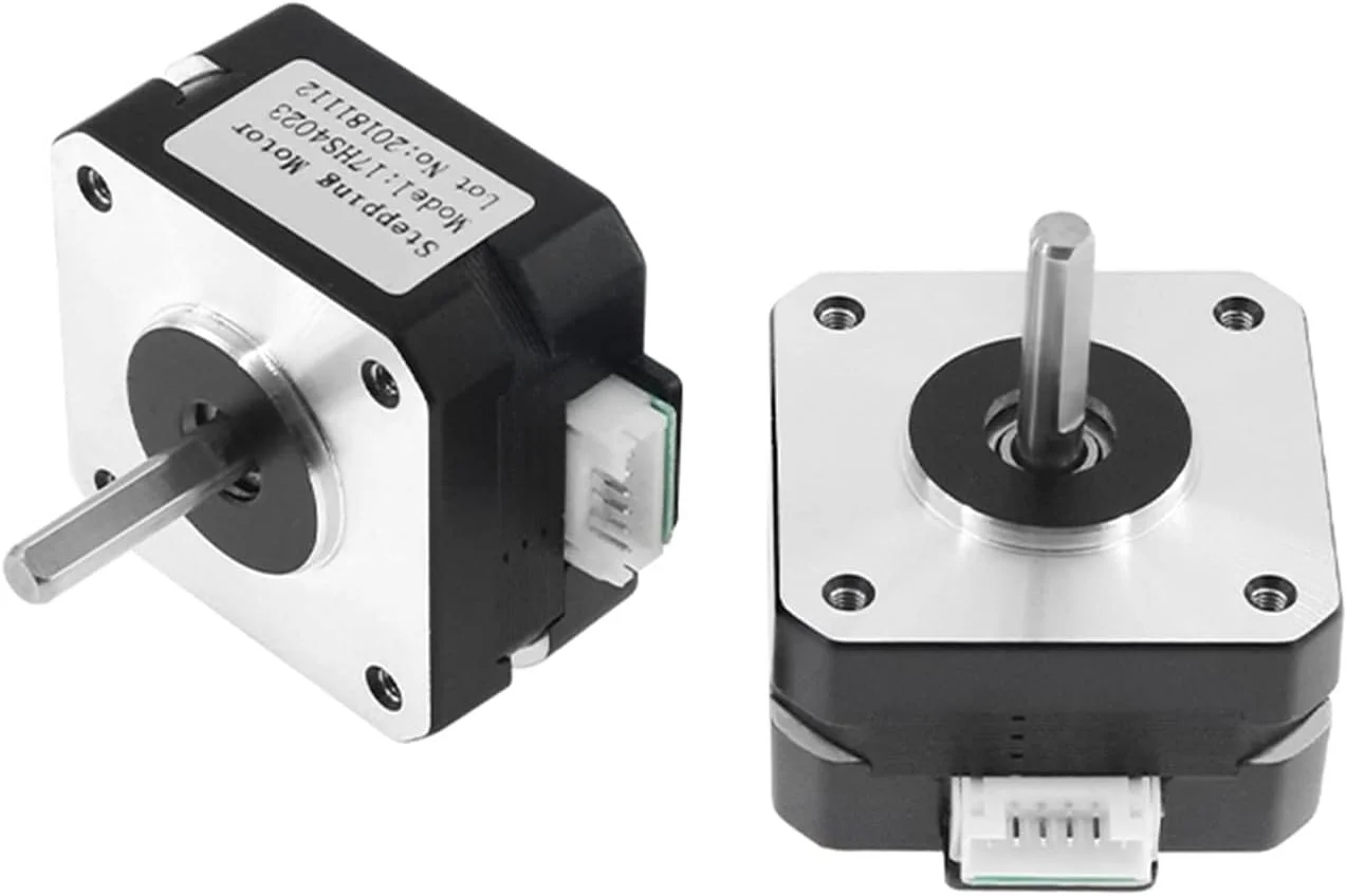 موتور پله ای Nema 17 مدل 17HS4023 با 4 سیم برای اکسترودر، موتور پله ای 42 میلی متری، 1.0 آمپر، 12 ولت/24 ولت، 14N.cm موتور پرینتر سه بعدی (1 عدد Dupont)
