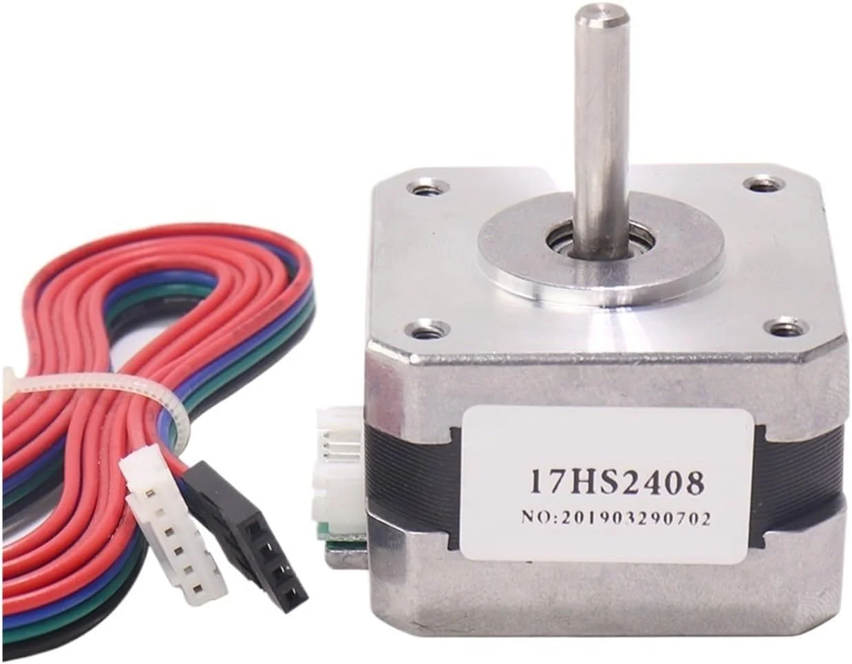 موتور پله ای 1 عدد Nema17 موتور پله ای 42 موتور 0.6 آمپر طول بدنه 28 میلی متر 17HS2408 موتور برای قطعات پرینتر سه بعدی