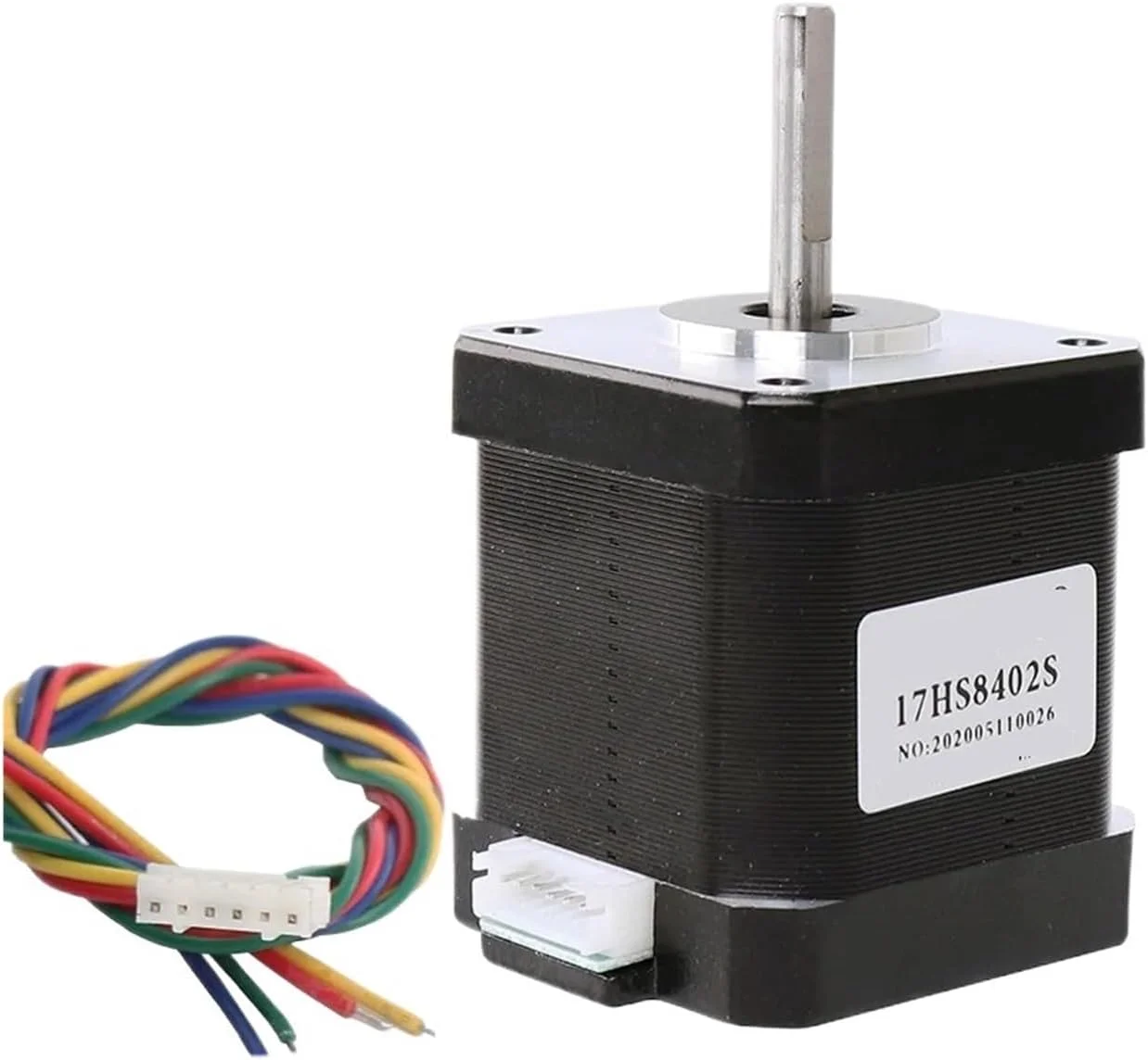 موتور پله ای 42BYGH چهار سیمه Nema17، 48 میلی متر، 78 اونس-اینچ، 1.3 آمپر، 52N.CM مدل 17HS8402S برای لوازم جانبی پرینتر سه بعدی (سایز: 1 عدد 17HS8402-S)
