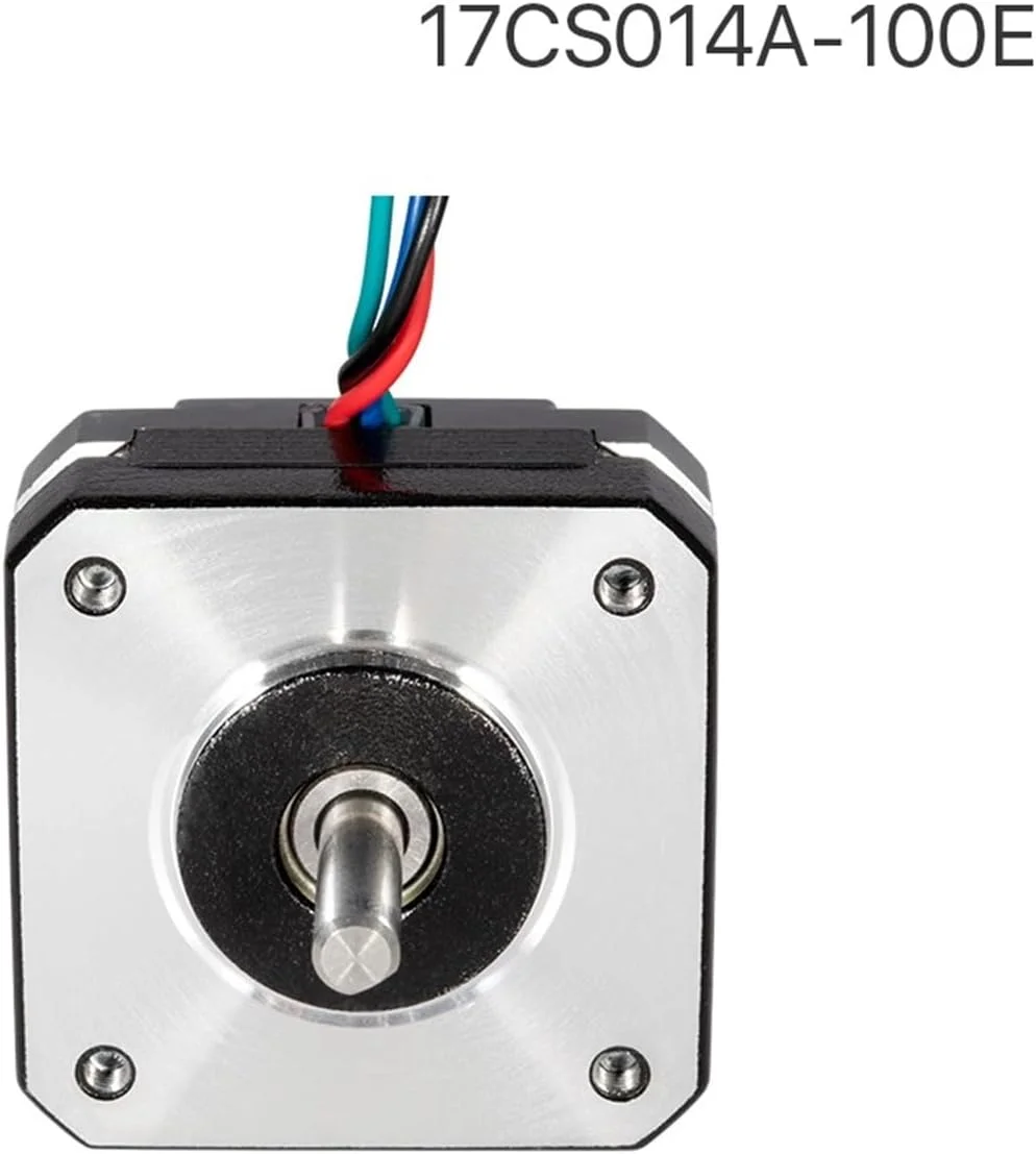 موتور پله ای Nema 17 20mm، موتور پله ای حلقه باز 2 فاز 0.4N.m 1.0A موتور کوتاه برای اکسترودر CNC، موتور پرینتر سه بعدی DIY، 5mm