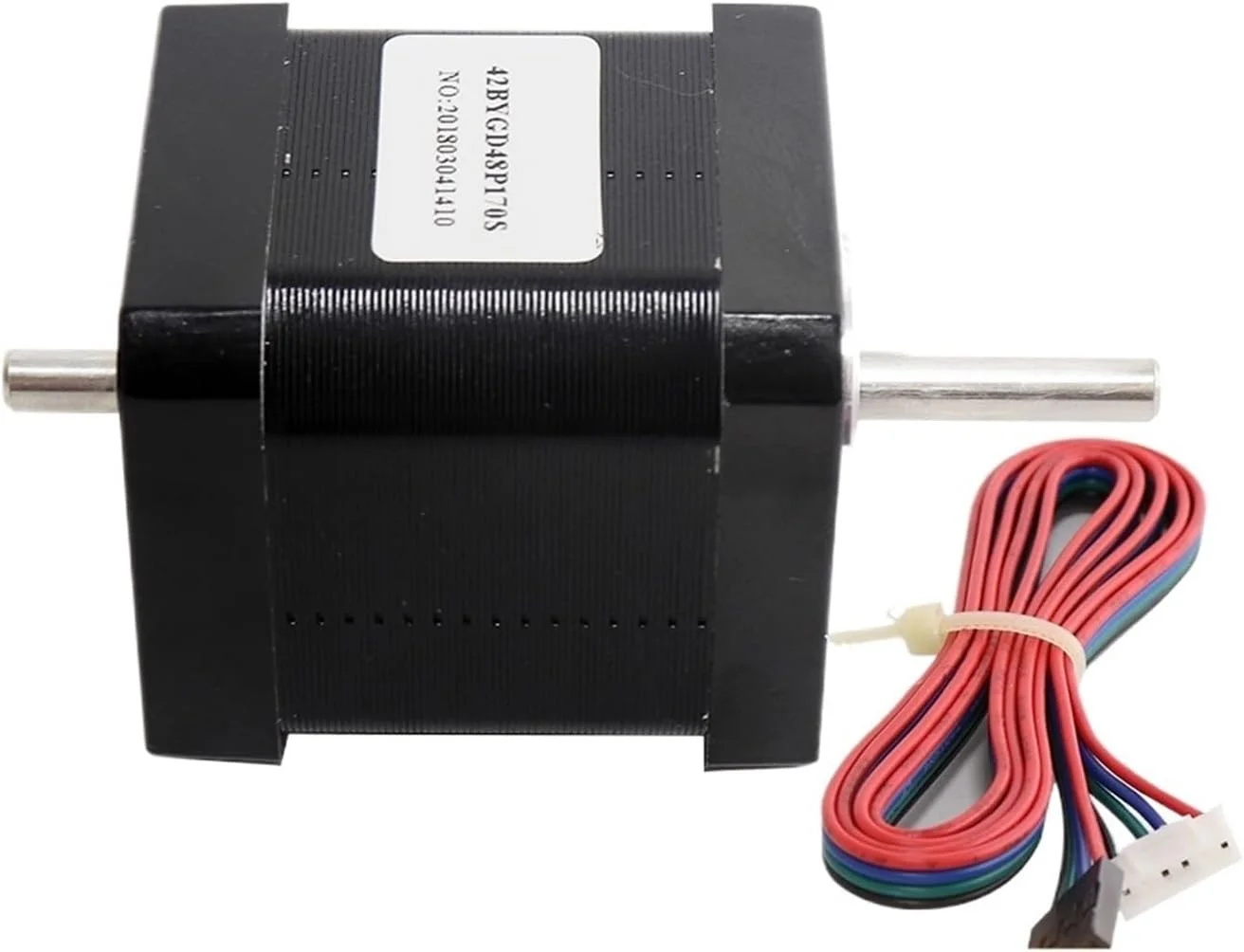 موتور پله ای 1 عدد موتور دو شفت 4 سیم 42 موتور 1.8 آمپر 52N.cm مدل 17HS8401S-SZ برای تجهیزات چاپگر سه بعدی و مانیتور موتور پله ای Nema17