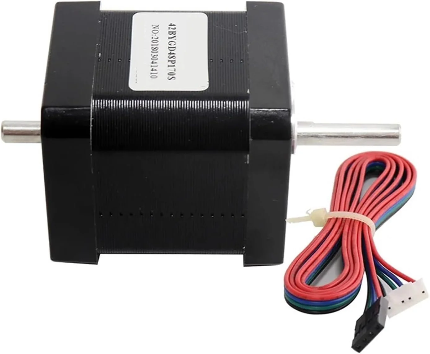 موتور پله ای 1 عدد موتور دو شفت 4 سیم 42 موتور 1.8 آمپر 52N.cm مدل 17HS8401S-SZ برای تجهیزات چاپگر سه بعدی و مانیتور موتور پله ای Nema17