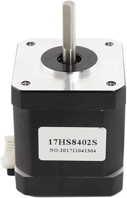 موتور پله ای 42BYGH چهار سیمه Nema17، 48 میلی متر، 78 اونس-اینچ، 1.3 آمپر، 52N.CM مدل 17HS8402S برای لوازم جانبی پرینتر سه بعدی (سایز: 1 عدد 17HS8402-S)