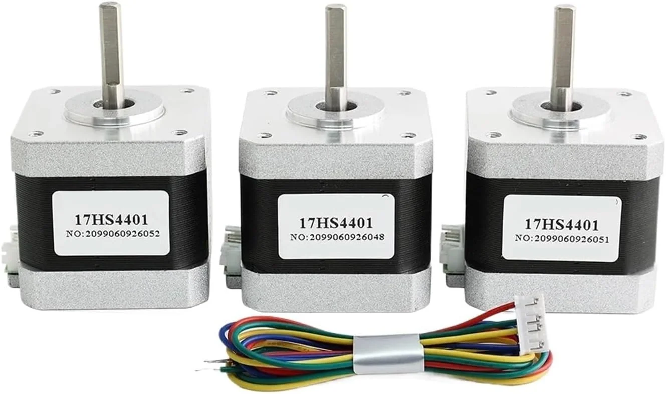 موتور پله ای 40 میلی متری Nema17، موتور پله ای 42، موتور Nema 17، موتور 42BYGH 1.5A (17HS4401) موتور 4 سیم برای پرینتر سه بعدی (اندازه: 1 عدد 17HS4401)