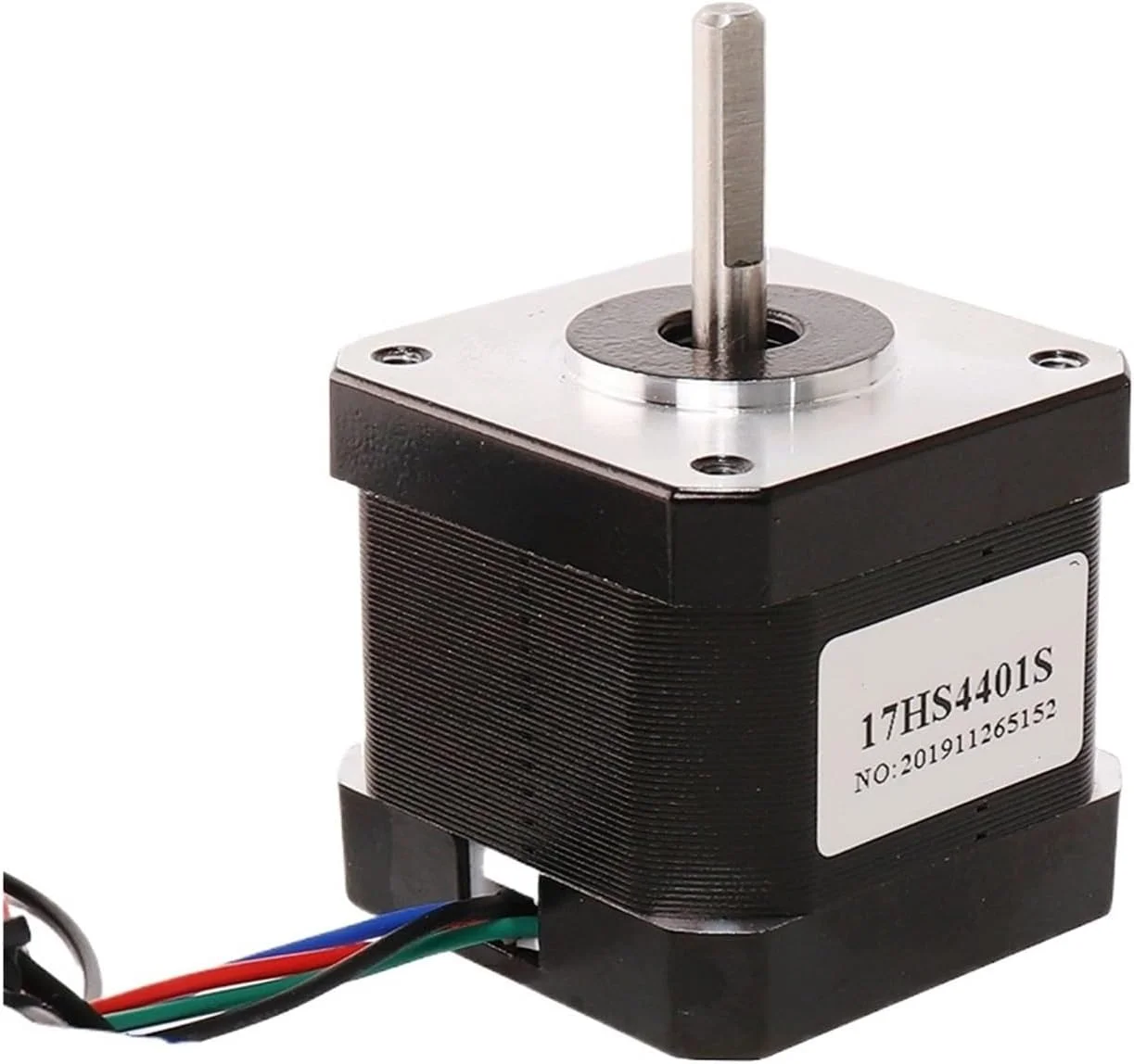 موتور پله ای Nema 17، موتور پله ای 1.5 آمپر 40N.CM مدل 17HS4401S-1MD 40MM با 4 سیم برای پرینتر سه بعدی CNC XYZ، موتور پله ای خطی (سایز: 17HS4401S-1MD X1PCS)