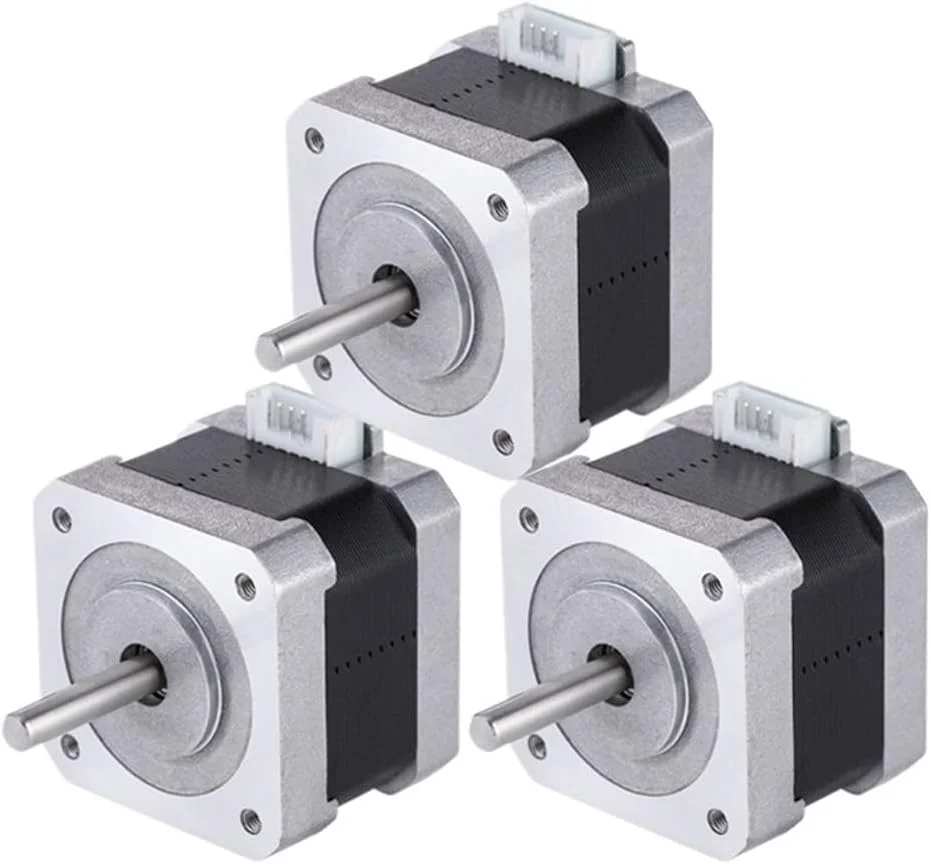 موتور پله ای Nema 17 موتور پله ای 42 میلی متری 2 فاز 15Ncm 1A موتور پله ای با کابل 4 سیم برای پرینتر سه بعدی CNC XYZ (سایز : 17CS01Ax1PCS)