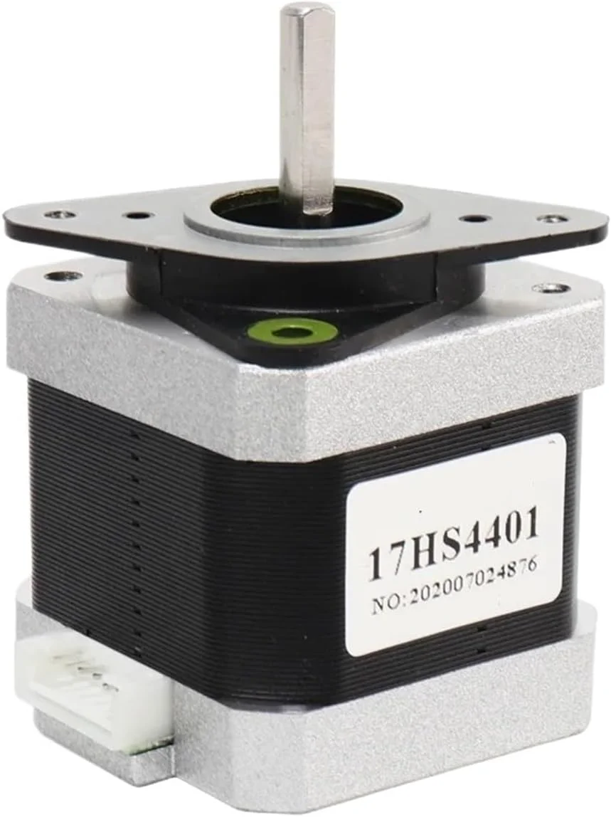 موتور پله‌ای 4 سیمه 42، موتور 1.5 آمپر 40N.CM مدل 17HS4401 به همراه ضربه‌گیر برای موتور پرینتر سه بعدی و CNC XYZ Nema17