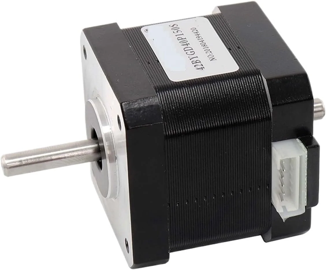 موتور پله ای NEMA17، موتور پله ای 1.5 آمپر 40N.CM مدل 17HS4401S-SZ 42، موتور گشتاور 12 ولت 4 سیم برای لوازم جانبی پرینتر سه بعدی، موتور پله ای دو شفت