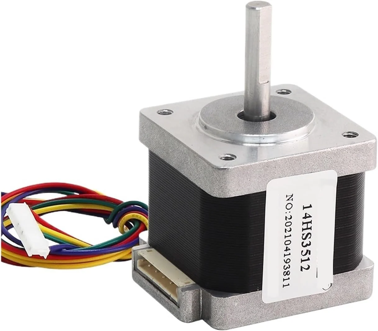 موتور پله ای NEMA14 موتور پله ای 1.8 درجه 14HS3512 2 فاز 4 سیم 1.2 آمپر 0.19N.M دستگاه حکاکی CNC و فرزکاری موتور پله ای پرینتر سه بعدی