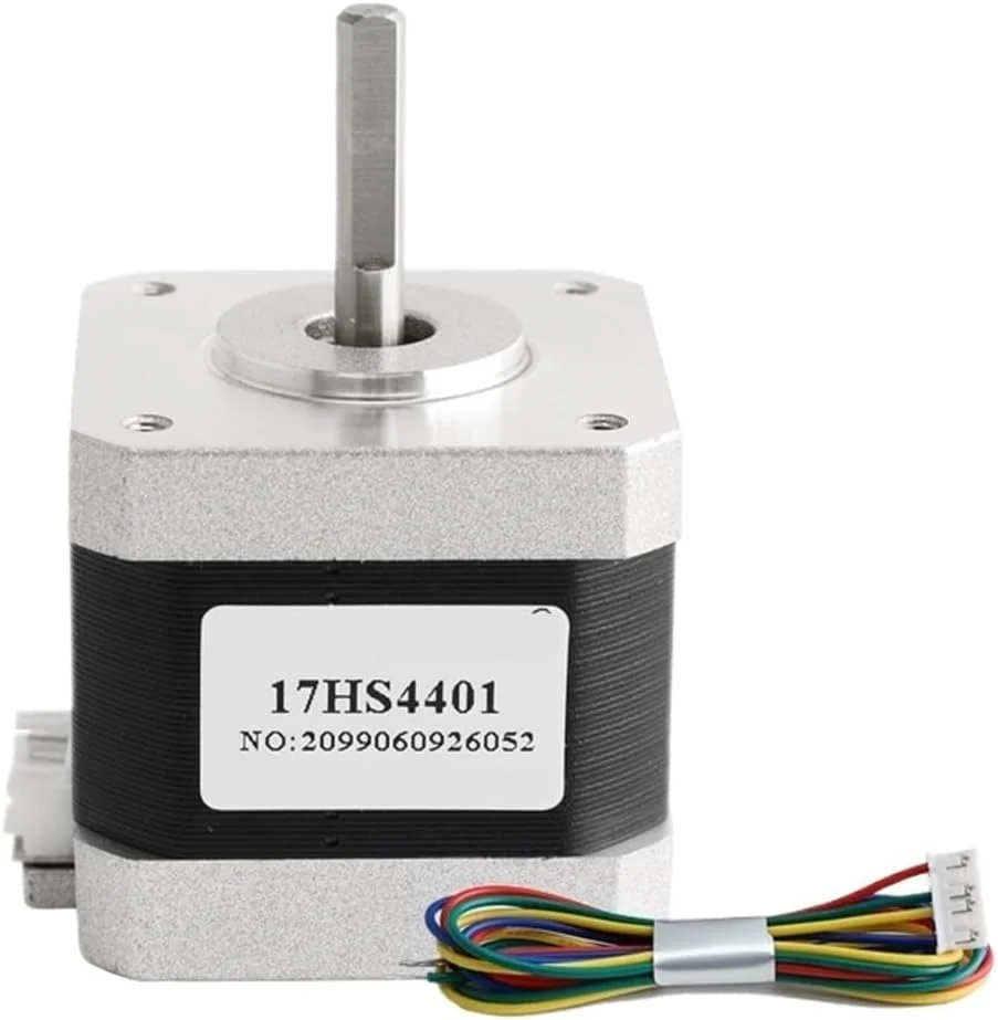 موتور پله ای 4 سیم Nema17 موتور پله ای 42 موتور گشتاور بالا 1.5 آمپر 17HS4401 برای دستگاه فرز CNC پرینتر سه بعدی Nema 17 موتور (اندازه: 1 عدد 17HS4401)
