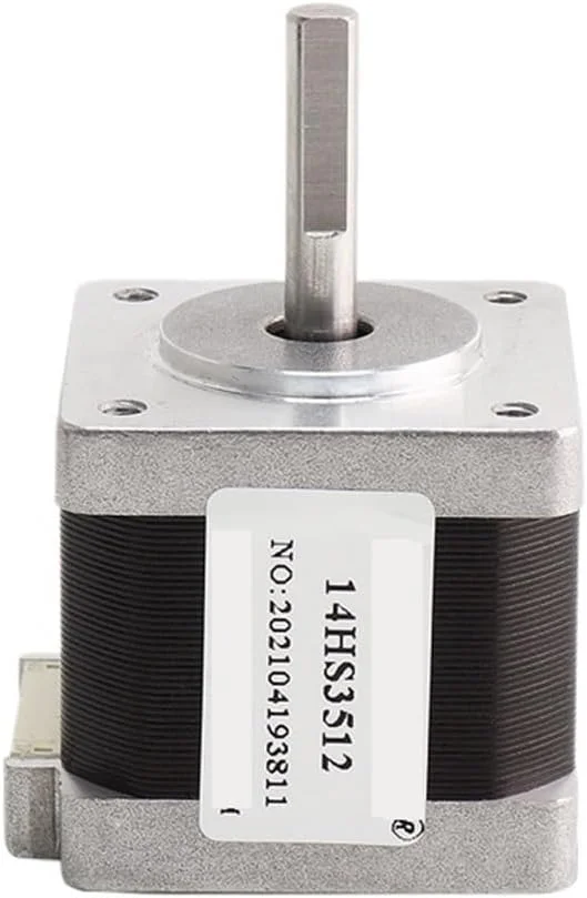 موتور پله ای NEMA14 موتور پله ای 1.8 درجه 14HS3512 2 فاز 4 سیم 1.2 آمپر 0.19N.M دستگاه حکاکی CNC و فرزکاری موتور پله ای پرینتر سه بعدی