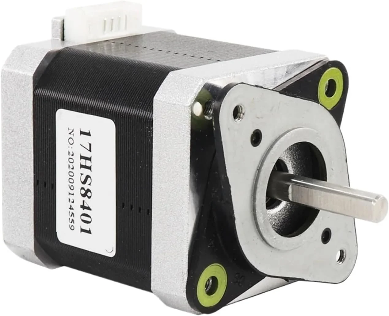 موتور پله‌ای 4 سیمه 48 میلی‌متری 52N.cm 1.8A موتور 42 مدل 17HS8401 با جاذب شوک برای لوازم جانبی پرینتر سه بعدی موتور پله‌ای Nema17