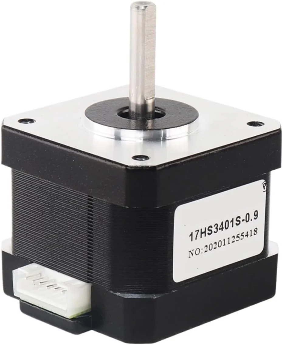 موتور پله ای Nema 17، موتور 12 ولت 17HS3401S با گشتاور 0.9 درجه، 1.3 آمپر برای CNC و پرینترهای سه بعدی، موتور پله ای 42