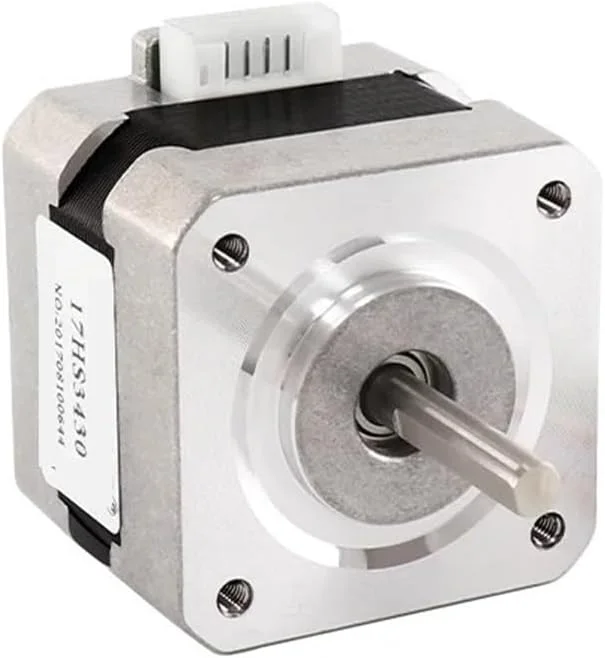 موتور پله ای Nema17 موتور پله ای 42BYGH 0.4A 4 سیم 28N.CM مدل 17HS3430 موتور سری 42 برای تجهیزات مانیتور چاپگر سه بعدی