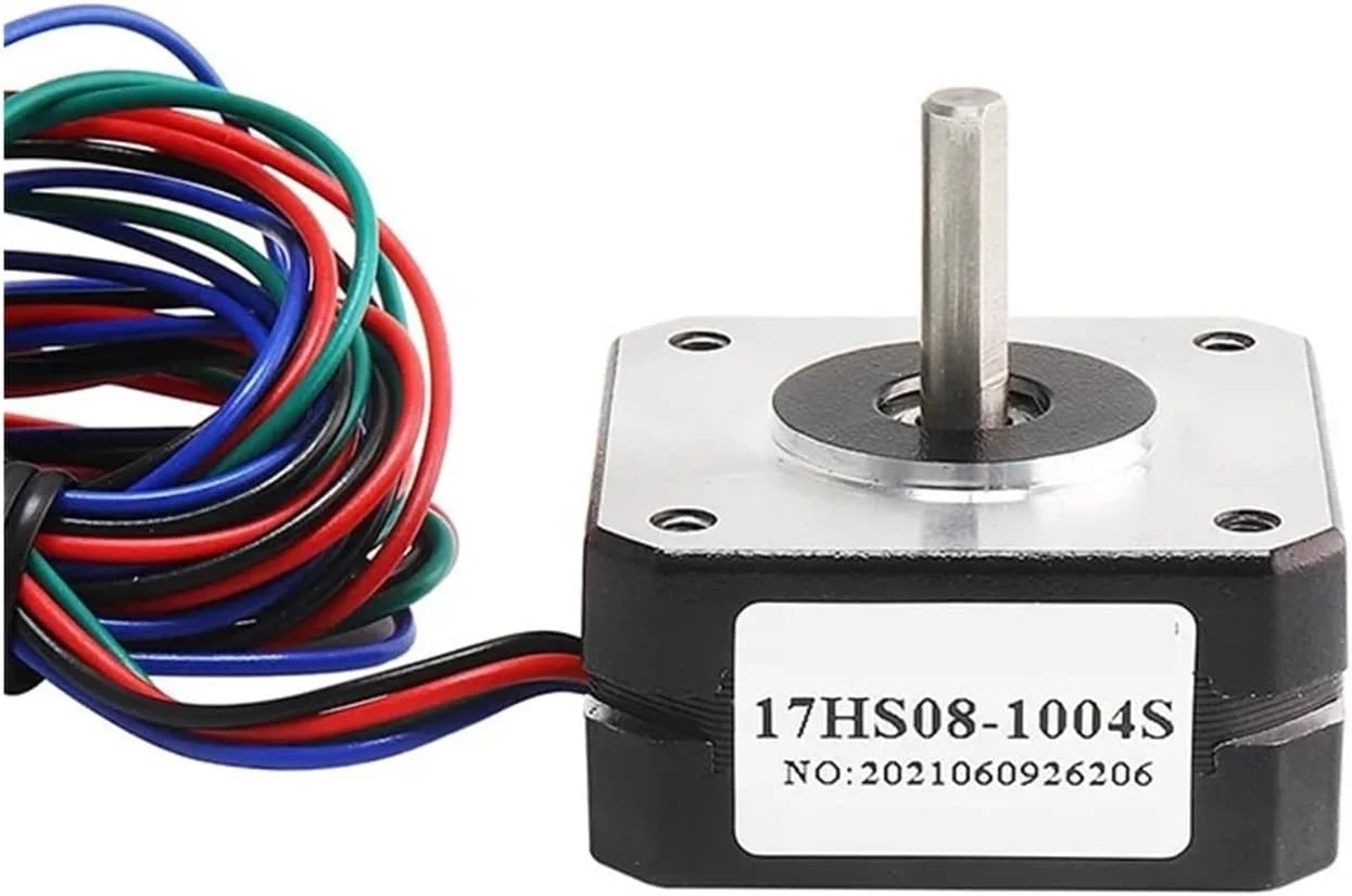 موتور پله ای Nema17، موتور پله ای 20 میلی متری 1 آمپر 16N.cm 42 موتور پله ای کوتاه 4 سیم 17HS08-1004S برای اکسترودر CNC، پرینتر سه بعدی، موتور پله ای مینی