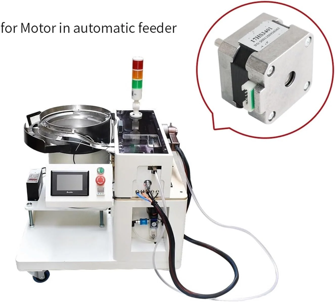موتور پله ای 1 عدد 17HS3401 4 سیم Nema 17 موتور پله ای 42 موتور 42BYGH 1.3A 28N.CM گشتاور CE ROSH ISO CNC و پرینتر سه بعدی (سایز: 17HS3401 X1PCS)
