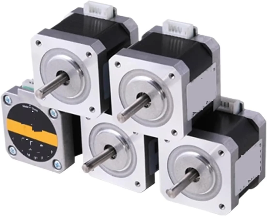 موتور پله ای Nema 17، موتور پله ای 0.42N.m 1.7A دو فاز 40 میلی متری 4 سیمه برای پرینتر سه بعدی، دستگاه CNC حکاکی و فرز
