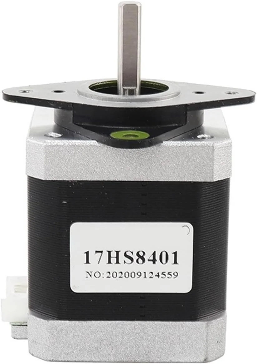 Stepper Motor 42 Motor 17HS8401 with Shock Absorber for 3D Printer Accessories Stepper Motor Nema17 4-Lead Brake brake48mm 52N.cm 1.8A (Size : 17HS8401-Damper X1)