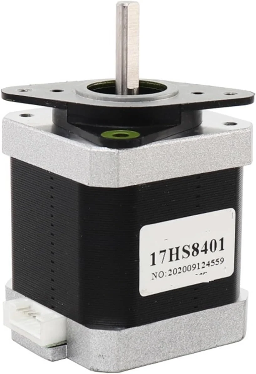 Stepper Motor 42 Motor 17HS8401 with Shock Absorber for 3D Printer Accessories Stepper Motor Nema17 4-Lead Brake brake48mm 52N.cm 1.8A (Size : 17HS8401-Damper X1)