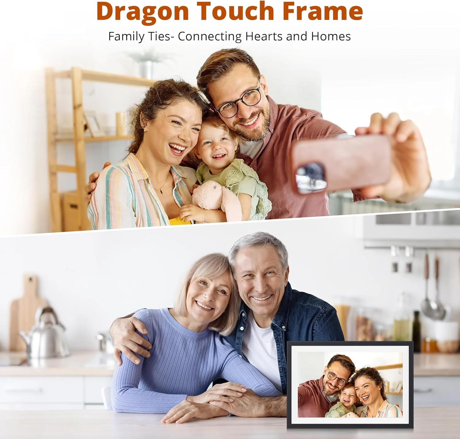 قاب عکس دیجیتال وای فای 10.1 اینچی Dragon Touch قاب عکس دیجیتال وای فای 10.1 اینچی Dragon Touch