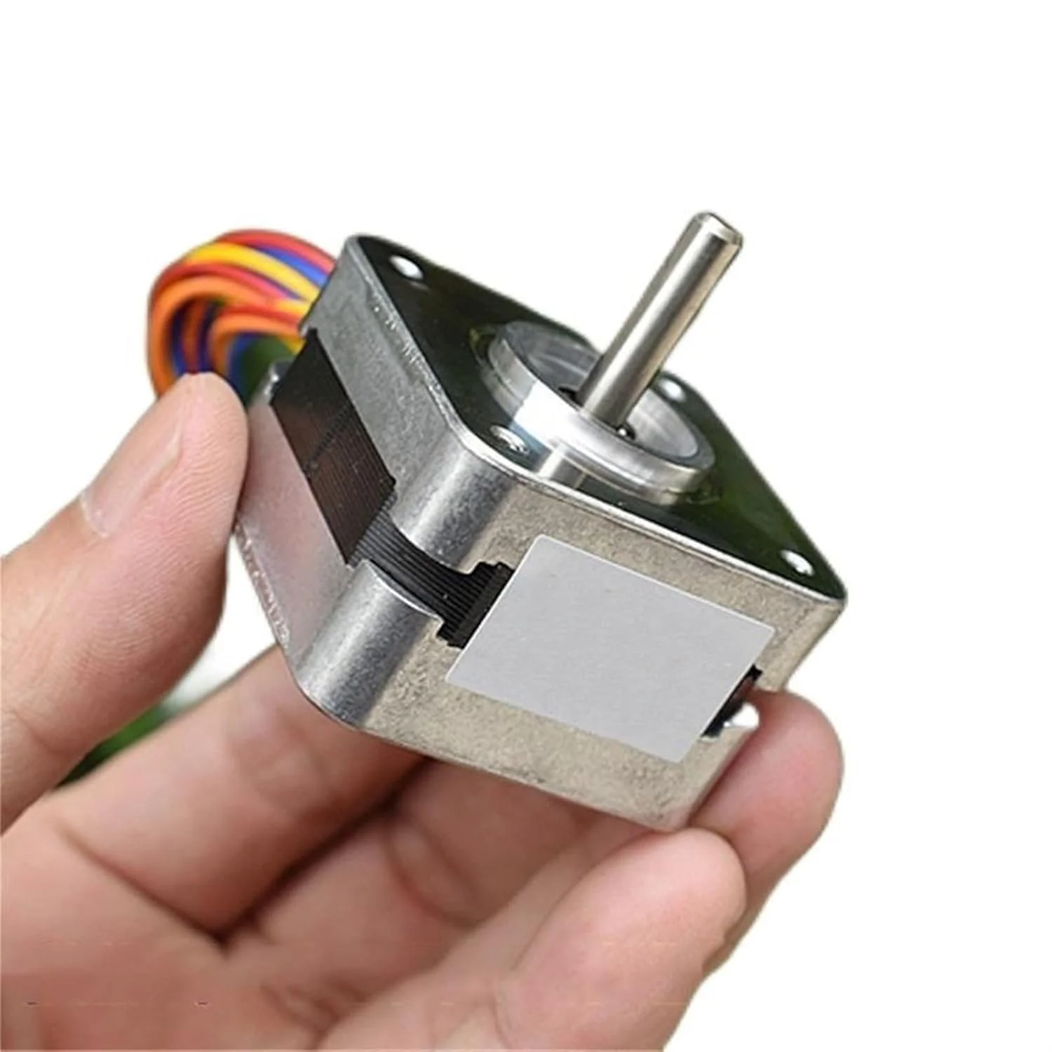 موتور پله‌ای هیبریدی 42 میلی‌متری 2 فاز 4 سیم با شفت 5 میلی‌متری، ابعاد 42x42x26.5 میلی‌متر، 12 ولت 24 ولت Nema 17 برای دستگاه چاپگر سه بعدی