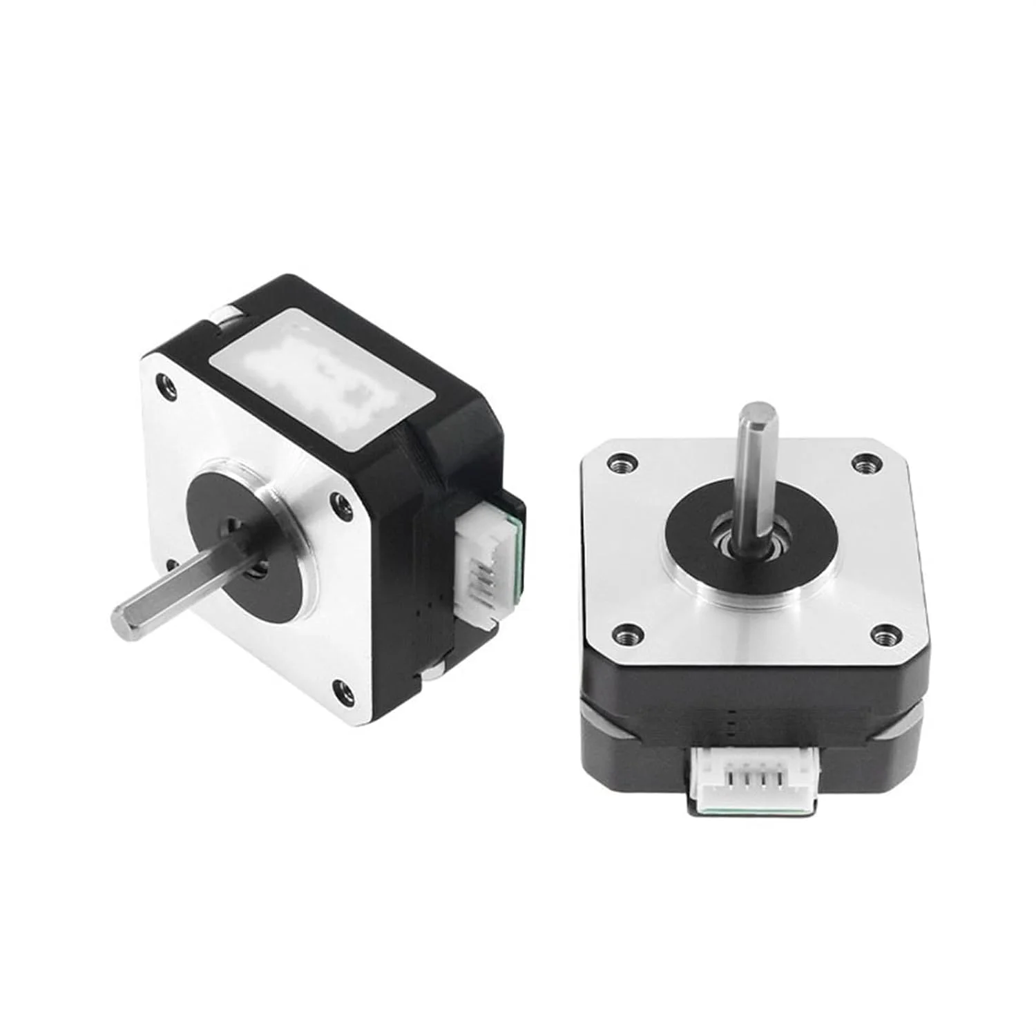 موتور پله ای Nema 17، 1 آمپر، 4.1 ولت، 130N.cm، 1.8 درجه، 2 فاز، 4 سیم، 42x42x23 میلی متر، موتور پله ای برای اکسترودر، دستگاه چاپگر سه بعدی