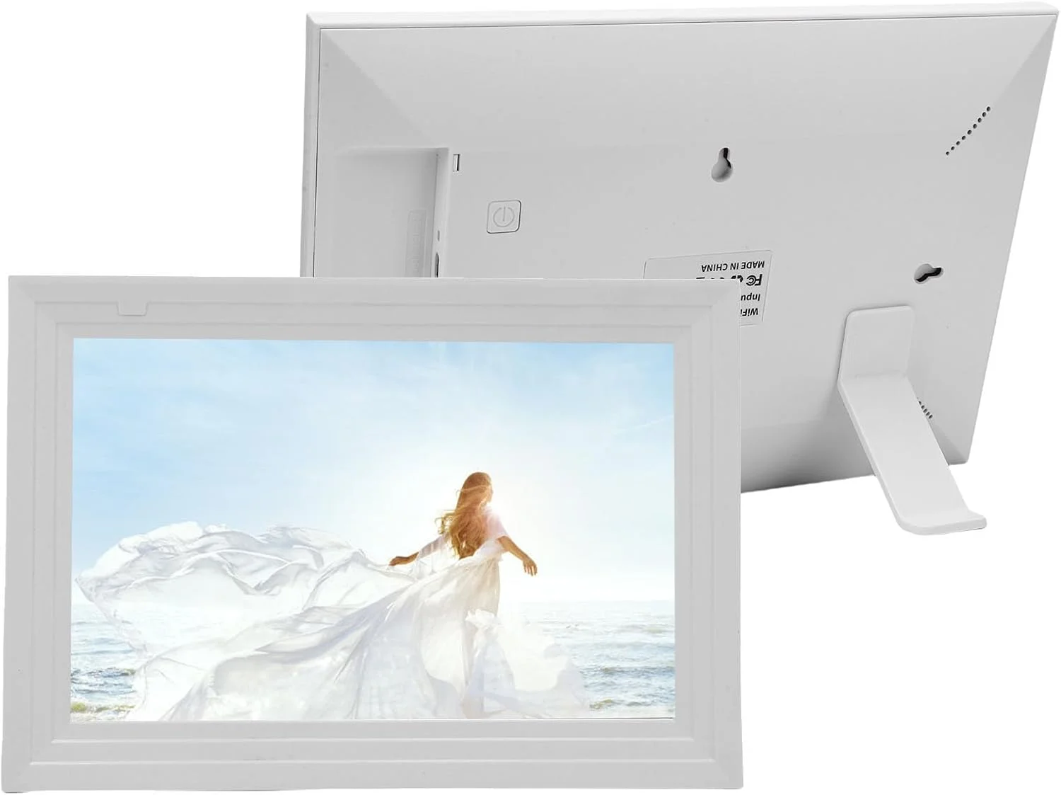 قاب عکس دیجیتال 10.1 اینچی Zerodis، قاب عکس دیجیتال WiFi با حافظه 32 گیگابایت و قابلیت اشتراک گذاری بی سیم از طریق اپلیکیشن برای پشتیبانی از ویدیوها و دکوراسیون روزانه قاب عکس دیجیتال 10.1 اینچی Zerodis، قاب عکس دیجیتال WiFi با حافظه 32 گیگابایت و قابلیت اشتراک گذاری بی سیم از طریق اپلیکیشن برای پشتیبانی از ویدیوها و دکوراسیون روزانه