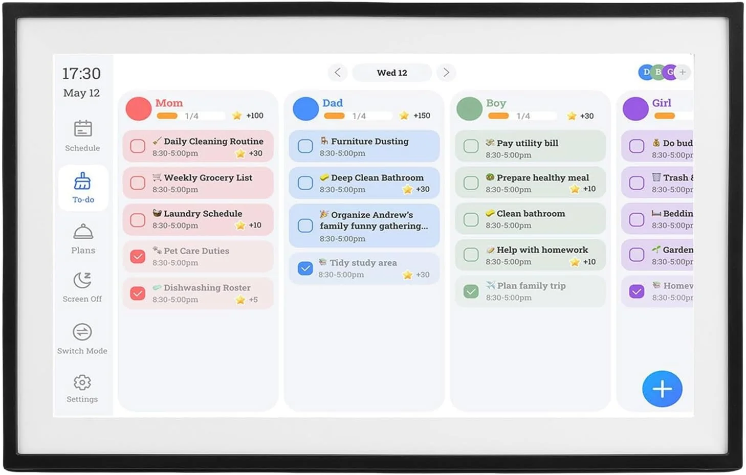 تقویم دیجیتال هوشمند 15.6 اینچی، صفحه لمسی HD وای فای، قاب عکس دیجیتال، برنامه ریز تقویم خانوادگی با برنامه (قاب مشکی) تقویم دیجیتال هوشمند 15.6 اینچی، صفحه لمسی HD وای فای، قاب عکس دیجیتال، برنامه ریز تقویم خانوادگی با برنامه (قاب مشکی)