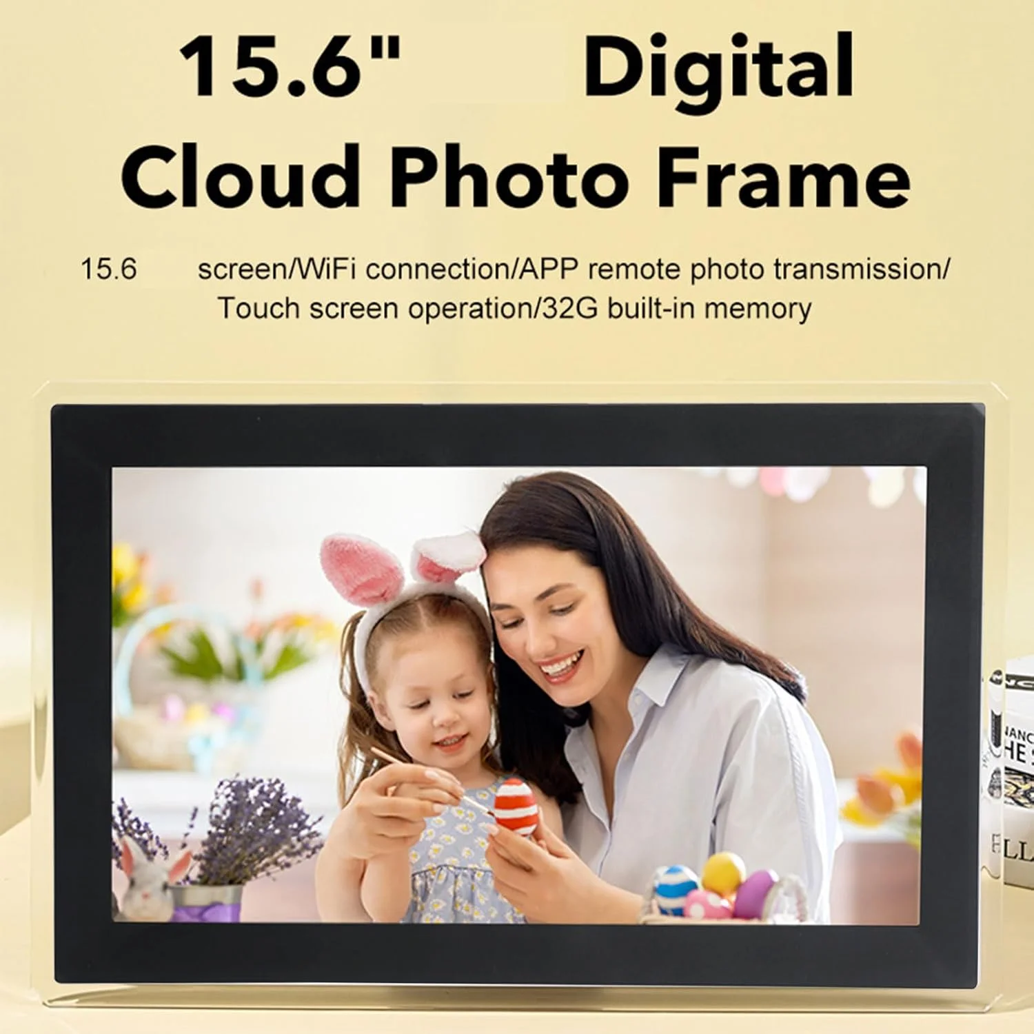قاب عکس دیجیتال 15.6 اینچی وای فای لمسی، قاب عکس تقویم دیجیتال FHD وای فای، صفحه لمسی با حافظه داخلی 32 گیگابایتی، سازمان دهنده خانوادگی با برنامه (دوشاخه UK) قاب عکس دیجیتال 15.6 اینچی وای فای لمسی، قاب عکس تقویم دیجیتال FHD وای فای، صفحه لمسی با حافظه داخلی 32 گیگابایتی، سازمان دهنده خانوادگی با برنامه (دوشاخه UK)