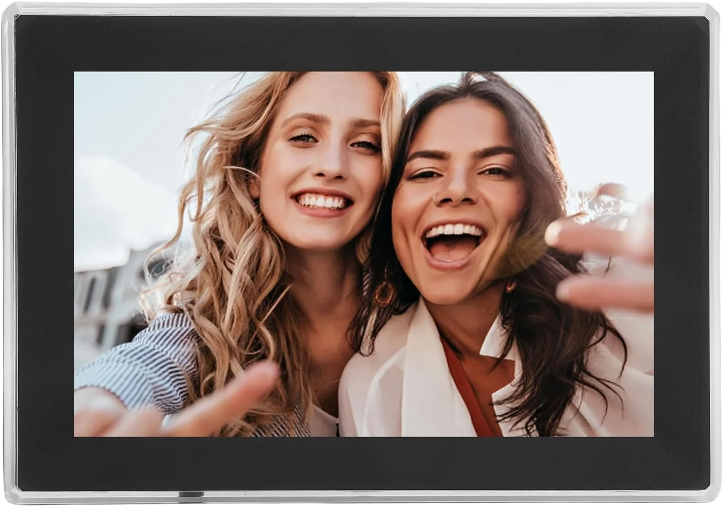 قاب عکس دیجیتال چند منظوره 10.1 اینچی Cryfokt با اتصال بی سیم و سازگاری قدرتمند برای استفاده در خانه و محل کار (دوشاخه GB)