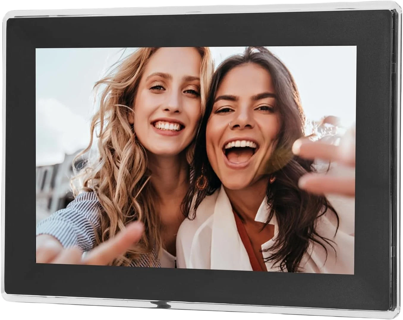 قاب عکس دیجیتال چند منظوره 10.1 اینچی Cryfokt با اتصال بی سیم و سازگاری قدرتمند برای استفاده در خانه و محل کار (دوشاخه GB) قاب عکس دیجیتال چند منظوره 10.1 اینچی Cryfokt با اتصال بی سیم و سازگاری قدرتمند برای استفاده در خانه و محل کار (دوشاخه GB)