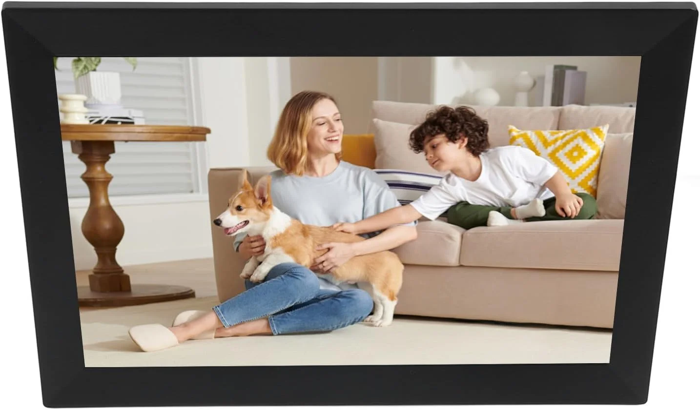 قاب عکس دیجیتال هوشمند بی سیم 13.3 اینچی برای برنامه Uhale، قاب عکس با صفحه لمسی مشکی (دوشاخه GB) قاب عکس دیجیتال هوشمند بی سیم 13.3 اینچی برای برنامه Uhale، قاب عکس با صفحه لمسی مشکی (دوشاخه GB)