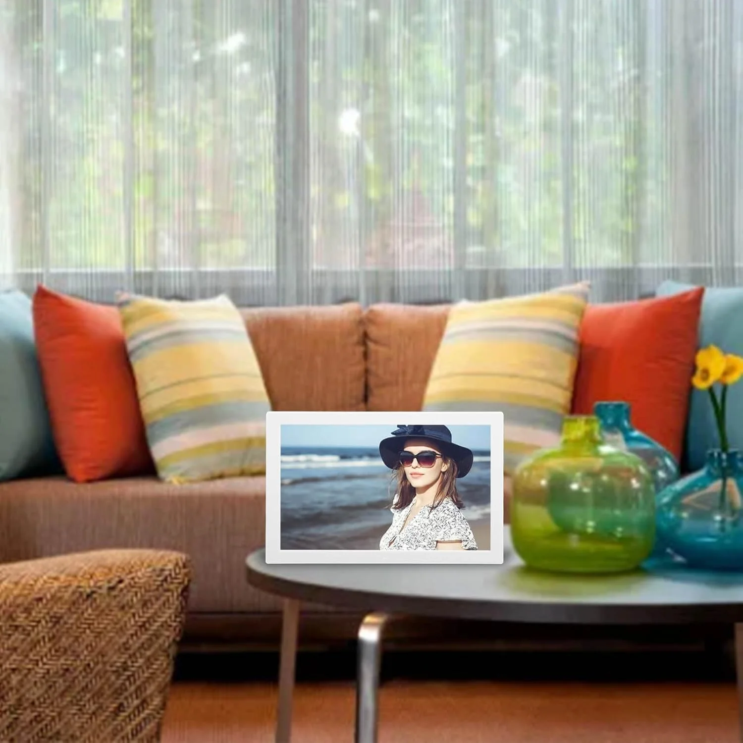 قاب عکس دیجیتال بزرگ 17 اینچی Cryfokt، قاب عکس دیجیتال هوشمند WiFi، آلبوم عکس الکترونیکی با کنترل از راه دور، قاب هوشمند WiFi برای خانواده و دوستان (دوشاخه UK) قاب عکس دیجیتال بزرگ 17 اینچی Cryfokt، قاب عکس دیجیتال هوشمند WiFi، آلبوم عکس الکترونیکی با کنترل از راه دور، قاب هوشمند WiFi برای خانواده و دوستان (دوشاخه UK)