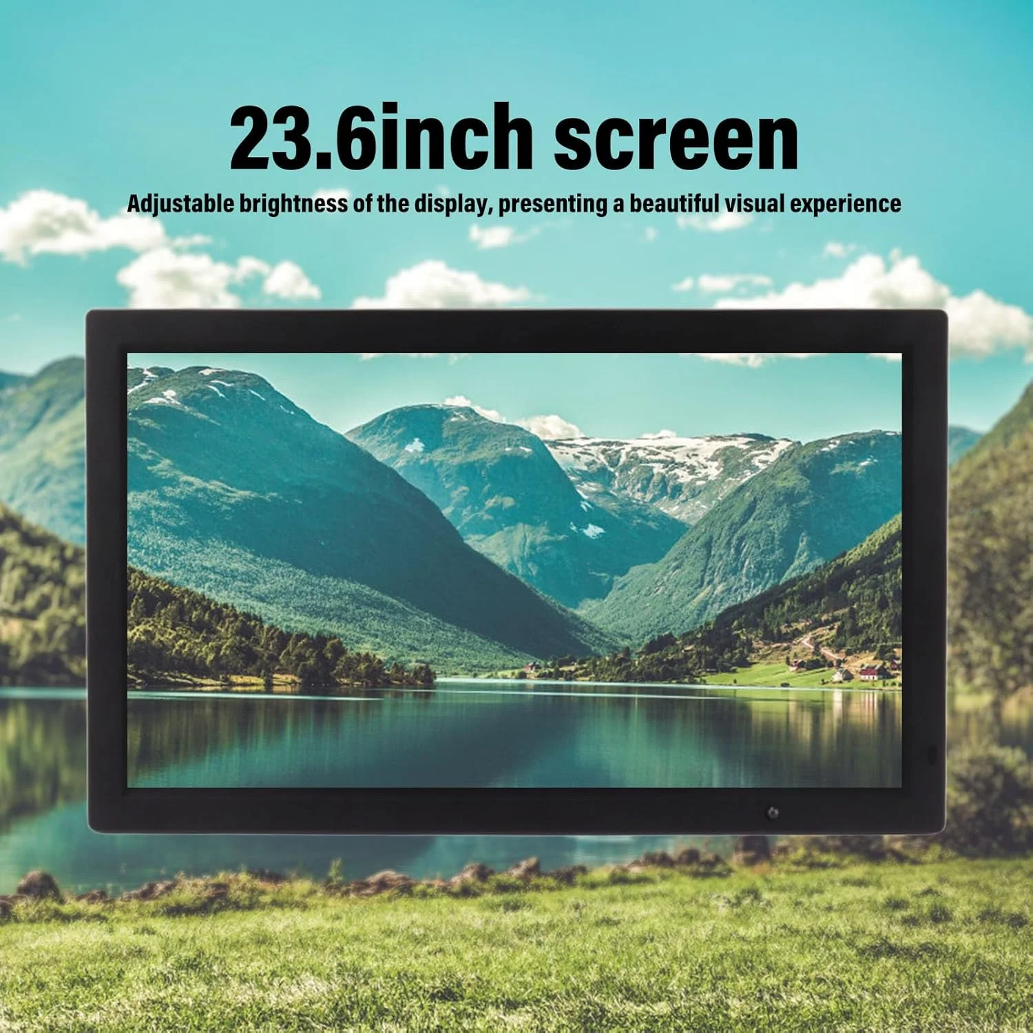 قاب عکس دیجیتال 23.6 اینچی Cryfokt، قاب عکس دیجیتال وای فای HD با حسگر بدن، قاب عکس الکترونیکی فوق العاده بزرگ برای اتاق نشیمن، دفتر کار قاب عکس دیجیتال 23.6 اینچی Cryfokt، قاب عکس دیجیتال وای فای HD با حسگر بدن، قاب عکس الکترونیکی فوق العاده بزرگ برای اتاق نشیمن، دفتر کار