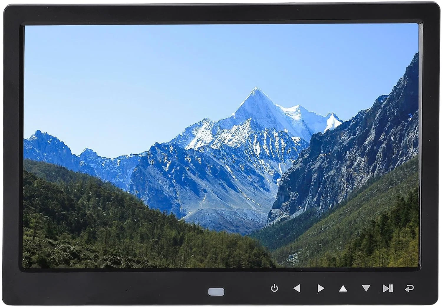 قاب عکس دیجیتال Asixxsix، ۱۲ اینچ USB 1920 X 1080 HD، چرخش خودکار، قابل نصب روی دیوار، برای به اشتراک گذاری عکس و فیلم (دوشاخه GB)