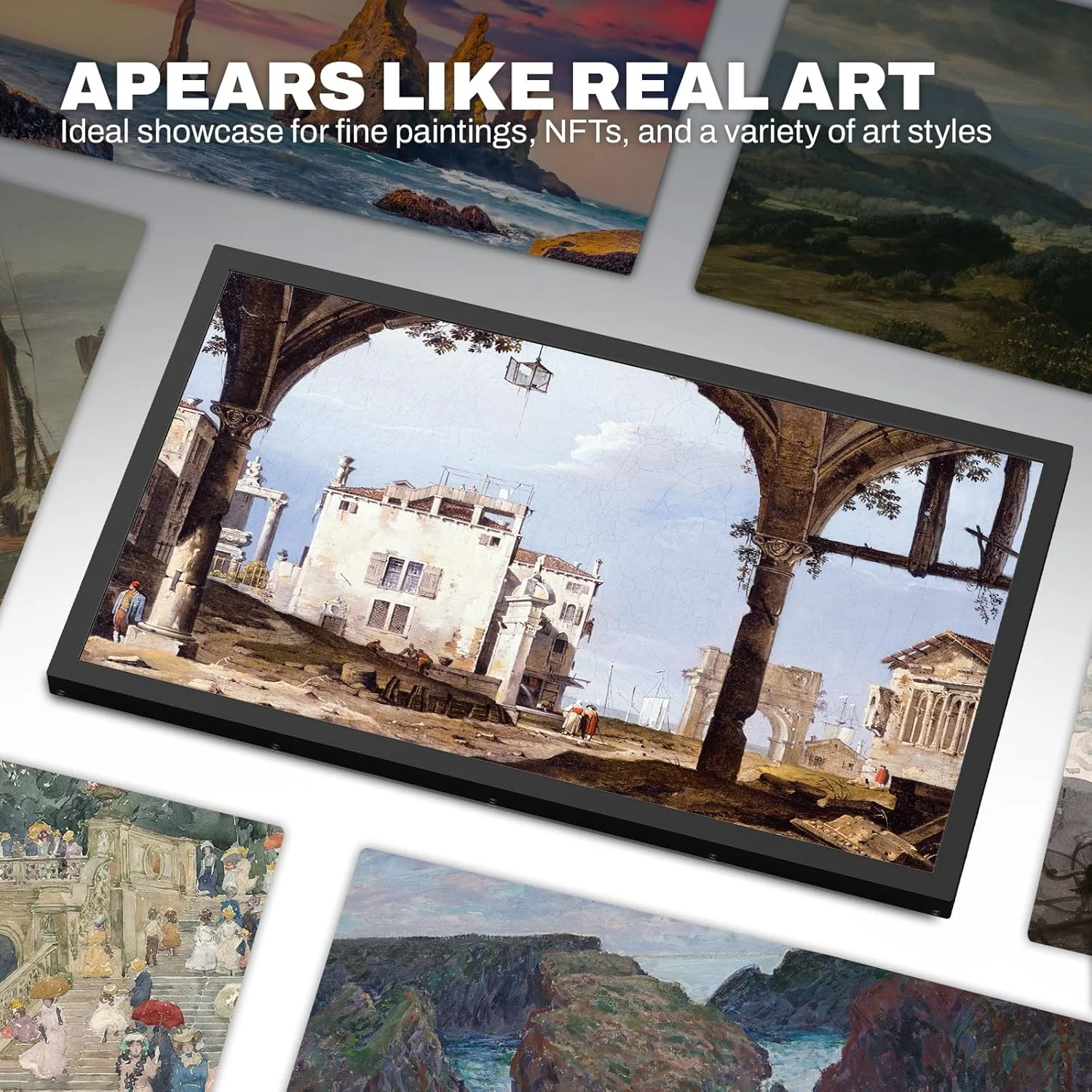 قاب عکس دیجیتال لمسی 21.5 اینچی با صفحه نمایش FHD IPS، 32 گیگابایت، وای فای، کنترل از راه دور، قابلیت نصب روی دیوار، اشتراک گذاری عکس/فیلم از طریق برنامه ها، ایمیل، USB/Mirco SD، مشکی قاب عکس دیجیتال لمسی 21.5 اینچی با صفحه نمایش FHD IPS، 32 گیگابایت، وای فای، کنترل از راه دور، قابلیت نصب روی دیوار، اشتراک گذاری عکس/فیلم از طریق برنامه ها، ایمیل، USB/Mirco SD، مشکی