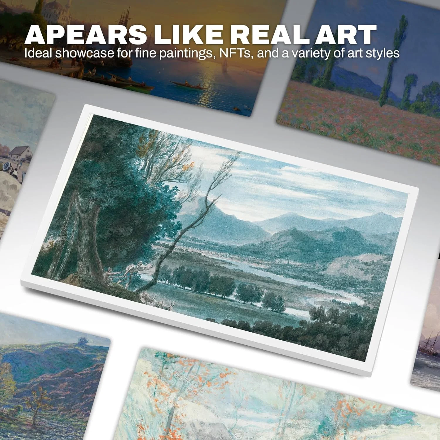 قاب عکس دیجیتال بسیار بزرگ 32 اینچی، 1920x1080 FHD IPS WiFi با کنترل از راه دور، حافظه 64 گیگابایتی، چرخش خودکار، اشتراک فوری عکس/فیلم از طریق برنامه ها/ایمیل، USB/Mirco SD، سفید قاب عکس دیجیتال بسیار بزرگ 32 اینچی، 1920x1080 FHD IPS WiFi با کنترل از راه دور، حافظه 64 گیگابایتی، چرخش خودکار، اشتراک فوری عکس/فیلم از طریق برنامه ها/ایمیل، USB/Mirco SD، سفید