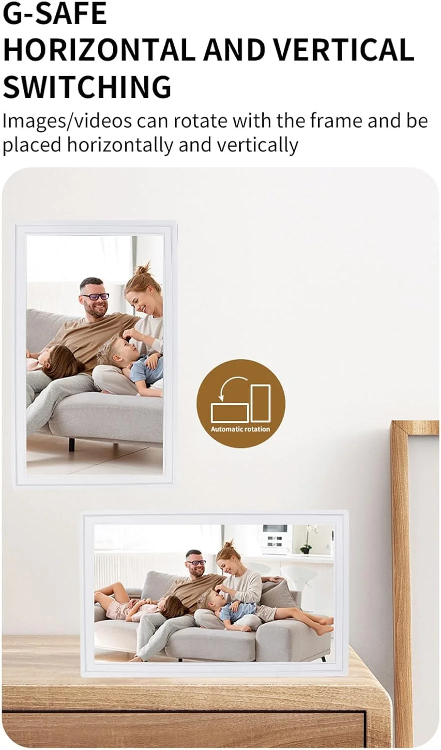 قاب عکس دیجیتال Annadue با صفحه نمایش لمسی 21.5 اینچی Full HD 1920x1080، با WiFi و کنترل از طریق اپلیکیشن موبایل برای عکس ها و فیلم ها، مناسب برای نمایش خانگی و تجاری (دوشاخه UK) قاب عکس دیجیتال Annadue با صفحه نمایش لمسی 21.5 اینچی Full HD 1920x1080، با WiFi و کنترل از طریق اپلیکیشن موبایل برای عکس ها و فیلم ها، مناسب برای نمایش خانگی و تجاری (دوشاخه UK)