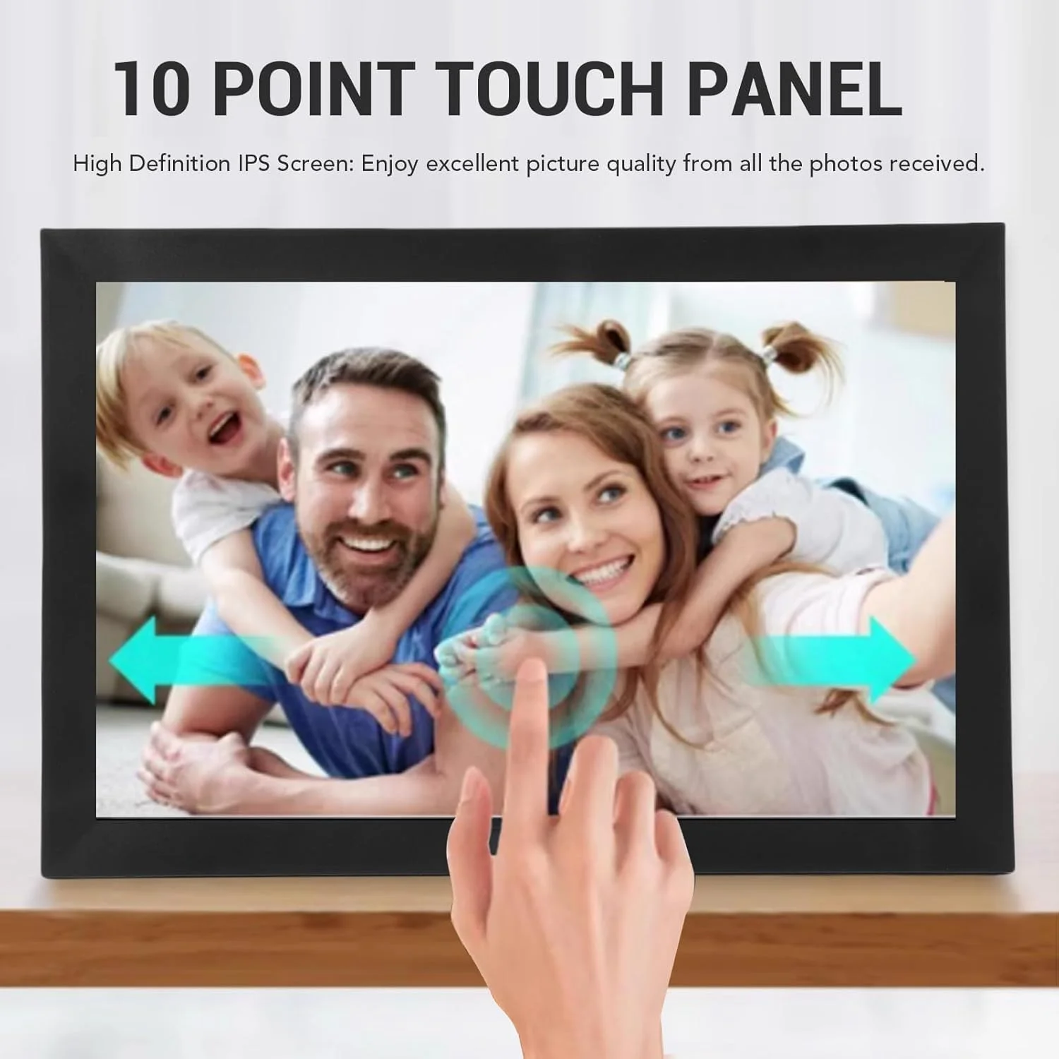 قاب عکس دیجیتال وای فای، قاب عکس دیجیتال 16.7 اینچی، رزولوشن 1920x1080، 1 گیگابایت DDR3 32 گیگابایت حافظه، صفحه لمسی خازنی LCD HD آلبوم الکترونیکی هوشمند ابری برای دکوراسیون منزل (پلاگین UK) قاب عکس دیجیتال وای فای، قاب عکس دیجیتال 16.7 اینچی، رزولوشن 1920x1080، 1 گیگابایت DDR3 32 گیگابایت حافظه، صفحه لمسی خازنی LCD HD آلبوم الکترونیکی هوشمند ابری برای دکوراسیون منزل (پلاگین UK)