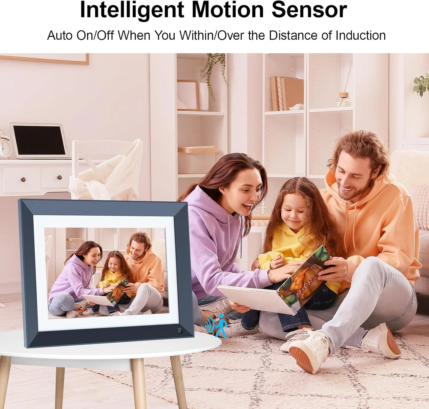 قاب عکس دیجیتال ۱۰.۱ اینچی وای فای - ۱۶ گیگابایت، صفحه لمسی IPS، چرخش خودکار، نمایش اسلاید، بارگذاری عکس و ویدیو از تلفن به قاب دیجیتال از طریق برنامه ایمیل، فضای ابری رایگان، هدیه برای مادر و پدر قاب عکس دیجیتال ۱۰.۱ اینچی وای فای - ۱۶ گیگابایت، صفحه لمسی IPS، چرخش خودکار، نمایش اسلاید، بارگذاری عکس و ویدیو از تلفن به قاب دیجیتال از طریق برنامه ایمیل، فضای ابری رایگان، هدیه برای مادر و پدر