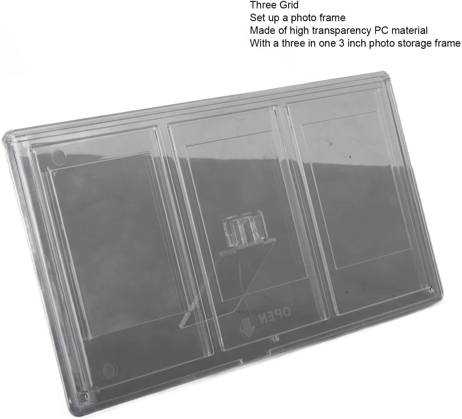 قاب عکس رومیزی شفاف برای عکس های کوچک سه تایی، نمایشگر قاب عکس دیجیتال شفاف سه خانه ای برای عکس های 3 اینچی، مناسب برای همه مناسبت ها قاب عکس رومیزی شفاف برای عکس های کوچک سه تایی، نمایشگر قاب عکس دیجیتال شفاف سه خانه ای برای عکس های 3 اینچی، مناسب برای همه مناسبت ها