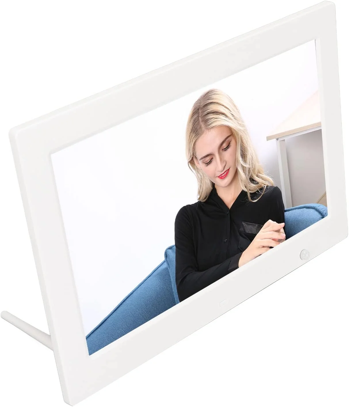 قاب عکس دیجیتال TUORE، حسگر حرکتی، کنترل از راه دور، پشتیبانی از پخش ویدیو و موسیقی، 13 اینچ، دارای تقویم برای تبلیغات (پریز UK)