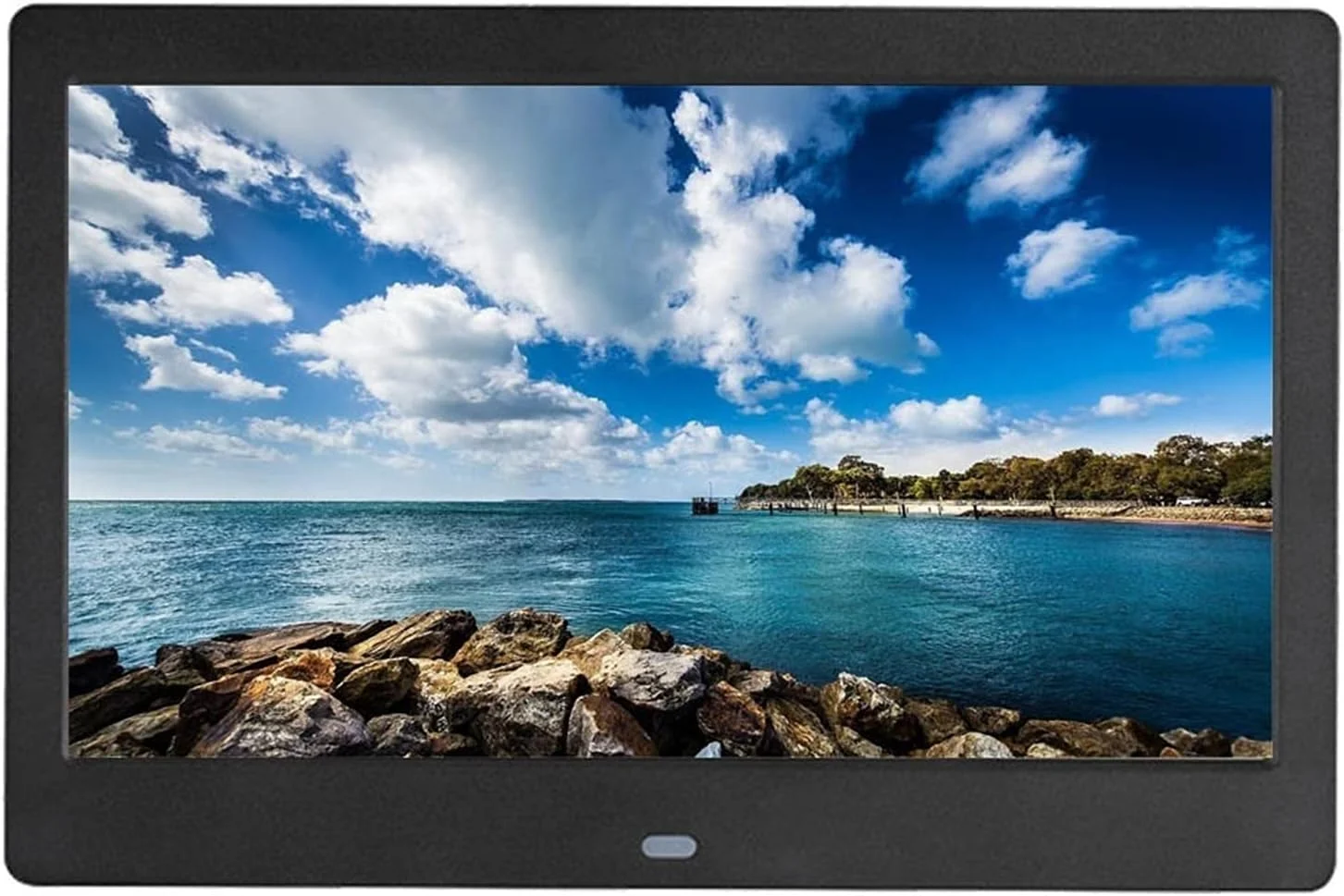 قاب عکس دیجیتال 10.1 اینچی با صفحه نمایش IPS HD 1280x800، آلبوم عکس الکترونیکی، پخش کننده تبلیغات و ویدیو